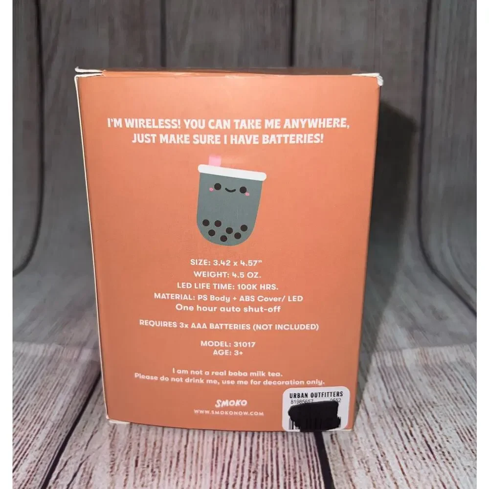 NIB Smoko Sage Boba Tea Ambient Light Energy efficient LED lamp
